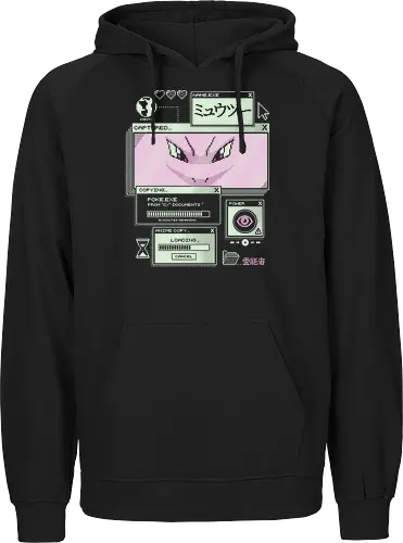 Psychic System - anime, retro, pixel, gaming, mystery, japanese, nostalgia, geek, nerd, purple, legend, psychic - Fairtrade Hoodie