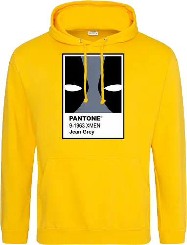 dead grey  - xmen, Antihero, superhero, mutant, cool, parody, pantone, colour, antihero, simple - Standard Hoodie