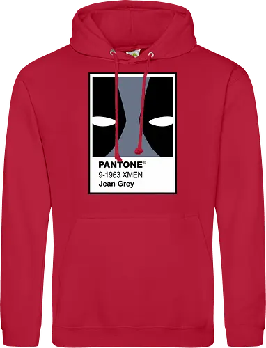 dead grey  - xmen, Antihero, superhero, mutant, cool, parody, pantone, colour, antihero, simple - Standard Hoodie