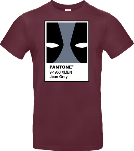 dead grey  - xmen, Antihero, superhero, mutant, cool, parody, pantone, colour, antihero, simple - Standard T-Shirt