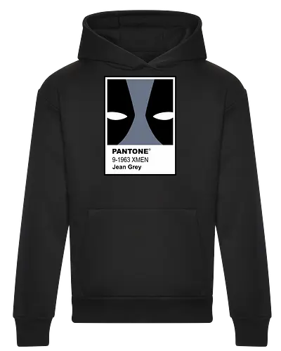 dead grey  - xmen, Antihero, superhero, mutant, cool, parody, pantone, colour, antihero, simple - Heavyweight Hoodie