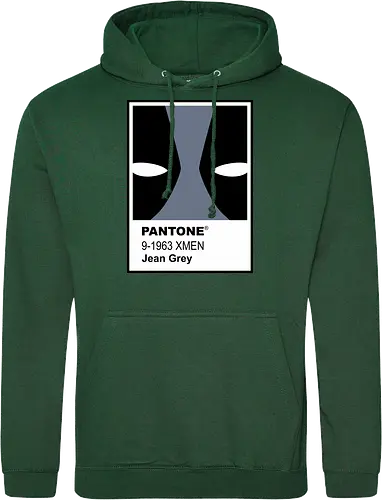 dead grey  - xmen, Antihero, superhero, mutant, cool, parody, pantone, colour, antihero, simple - Standard Hoodie