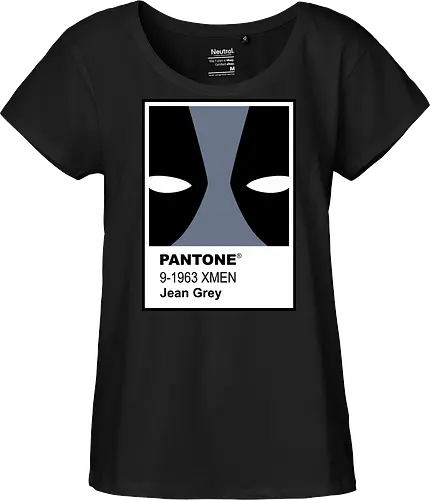 dead grey  - xmen, Antihero, superhero, mutant, cool, parody, pantone, colour, antihero, simple - Fairtrade Girl Shirt