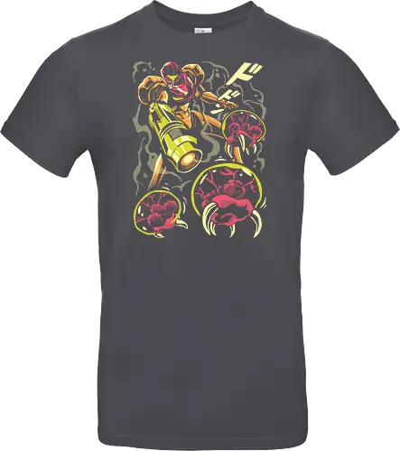 Larva swarm - Bounty Hunter, ridley, alien, space, scifi, game, gaming, video game, zebes, galaxy - Standard T-Shirt