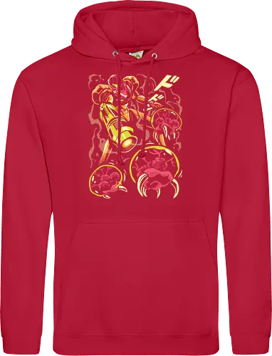 Larva swarm - Bounty Hunter, ridley, alien, space, scifi, game, gaming, video game, zebes, galaxy - Standard Hoodie