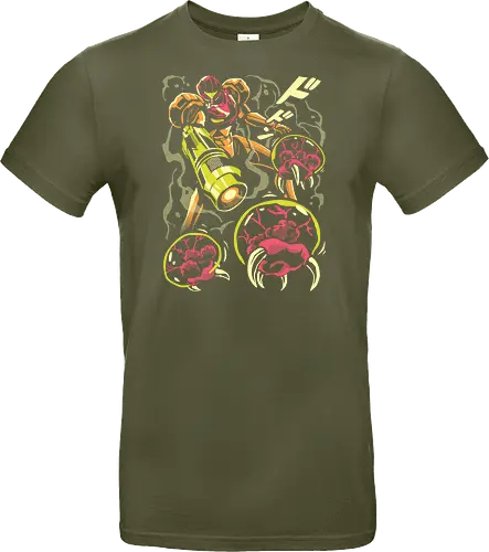 Larva swarm - Bounty Hunter, ridley, alien, space, scifi, game, gaming, video game, zebes, galaxy - Standard T-Shirt