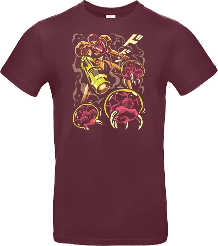 Larva swarm - Bounty Hunter, ridley, alien, space, scifi, game, gaming, video game, zebes, galaxy - Standard T-Shirt