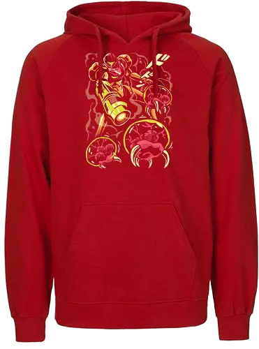Larva swarm - Bounty Hunter, ridley, alien, space, scifi, game, gaming, video game, zebes, galaxy - Fairtrade Hoodie