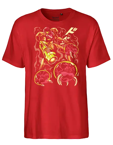 Larva swarm - Bounty Hunter, ridley, alien, space, scifi, game, gaming, video game, zebes, galaxy - Fairtrade T-Shirt