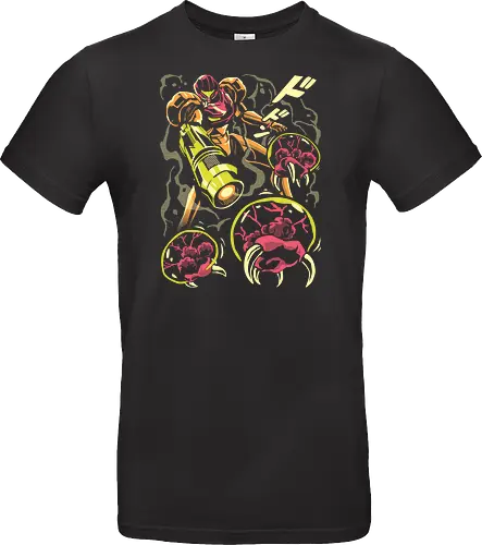 Larva swarm - Bounty Hunter, ridley, alien, space, scifi, game, gaming, video game, zebes, galaxy - Standard T-Shirt