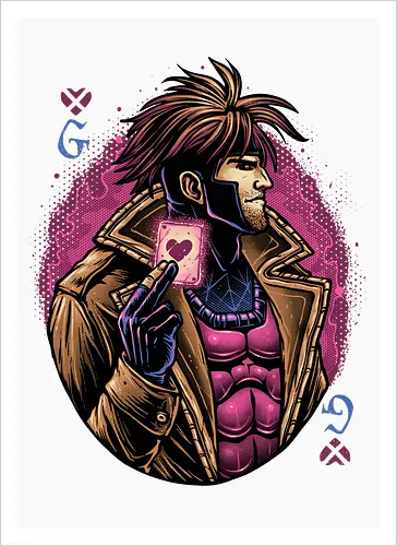 Lord of Cards - Comics, comic book, movie, superhero, mutant, character, action, sci-fi - Kunstdruck