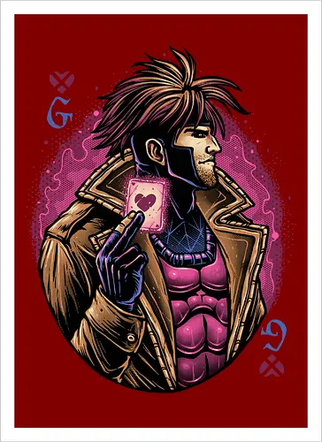 Lord of Cards - Comics, comic book, movie, superhero, mutant, character, action, sci-fi - Kunstdruck