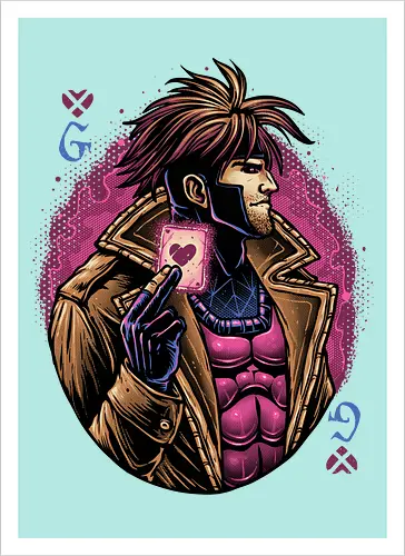 Lord of Cards - Comics, comic book, movie, superhero, mutant, character, action, sci-fi - Kunstdruck