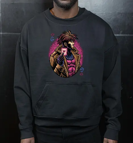 Lord of Cards - Comics, comic book, movie, superhero, mutant, character, action, sci-fi - Cropped Sweatshirt