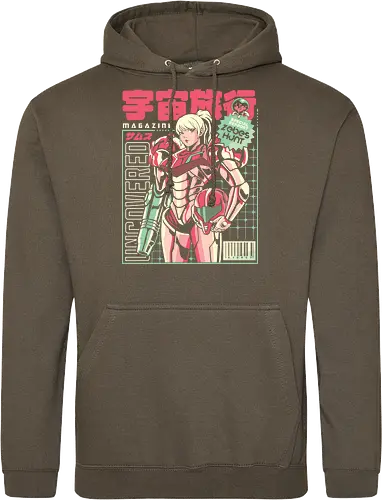Space voyage - Bounty Hunter, ridley, alien, space, scifi, game, gaming, video game, zebes, galaxy - Standard Hoodie