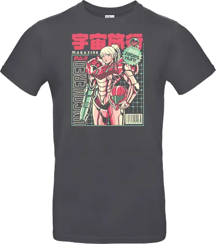 Space voyage - Bounty Hunter, ridley, alien, space, scifi, game, gaming, video game, zebes, galaxy - Standard T-Shirt
