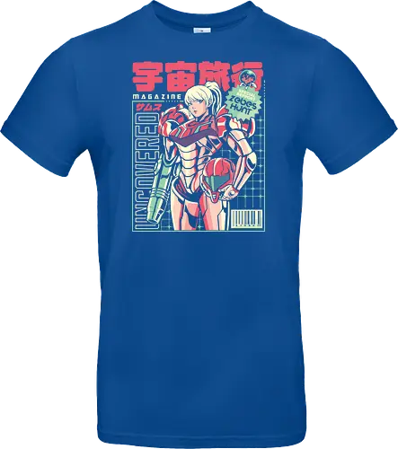 Space voyage - Bounty Hunter, ridley, alien, space, scifi, game, gaming, video game, zebes, galaxy - Standard T-Shirt