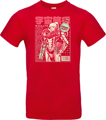 Space voyage - Bounty Hunter, ridley, alien, space, scifi, game, gaming, video game, zebes, galaxy - Standard T-Shirt