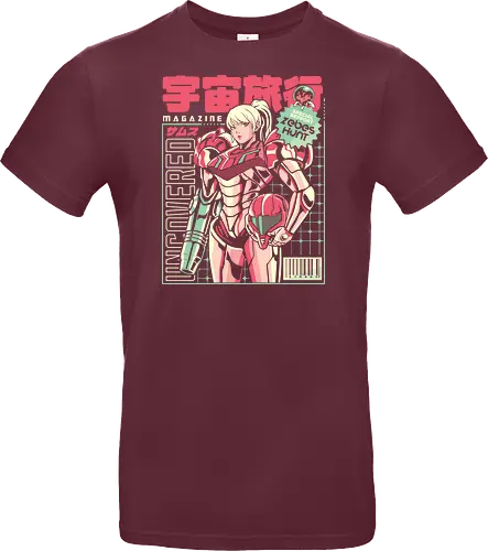 Space voyage - Bounty Hunter, ridley, alien, space, scifi, game, gaming, video game, zebes, galaxy - Standard T-Shirt