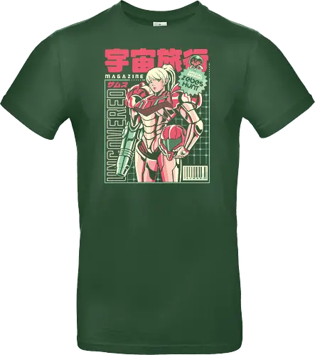 Space voyage - Bounty Hunter, ridley, alien, space, scifi, game, gaming, video game, zebes, galaxy - Standard T-Shirt