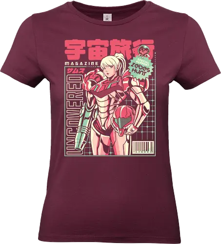 Space voyage - Bounty Hunter, ridley, alien, space, scifi, game, gaming, video game, zebes, galaxy - Standard T-Shirt (Frauen)