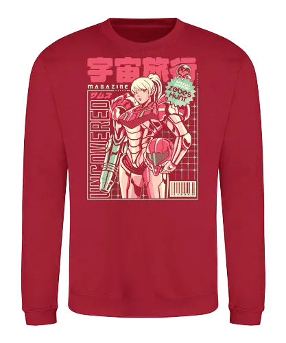 Space voyage - Bounty Hunter, ridley, alien, space, scifi, game, gaming, video game, zebes, galaxy - Sweatshirt