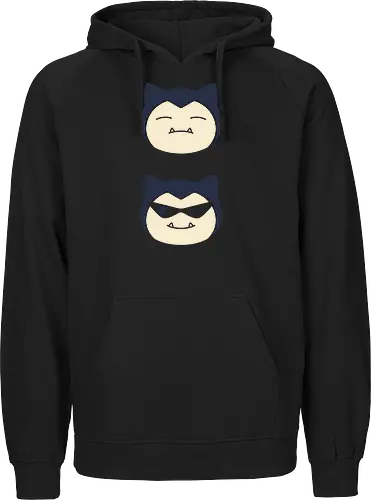 Sleepy to Swag: The Big Guy Glow-Up - Snorlax shirt, funny Pokemon merch, sleepy monster graphic tee, retro anime sunglasses, nostalgic gaming streetwear, lazy day aesthetic clothing, minimalist gamer fashion, Squirtle squad glasses design, cool pocket monster tee, funny otaku apparel - Fairtrade Hoodie