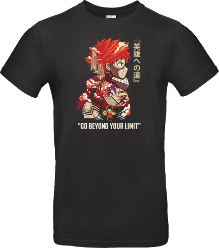 Path to a Hero: Go Beyond - My Hero Academia shirt, Deku graphic tee, Izuku Midoriya merch, MHA apparel, anime hero streetwear, go beyond plus ultra, double exposure anime design, shonen manga clothing, superhero academy graphic, otaku aesthetic fashion - Standard T-Shirt