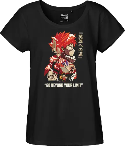 Path to a Hero: Go Beyond - My Hero Academia shirt, Deku graphic tee, Izuku Midoriya merch, MHA apparel, anime hero streetwear, go beyond plus ultra, double exposure anime design, shonen manga clothing, superhero academy graphic, otaku aesthetic fashion - Fairtrade Girl Shirt