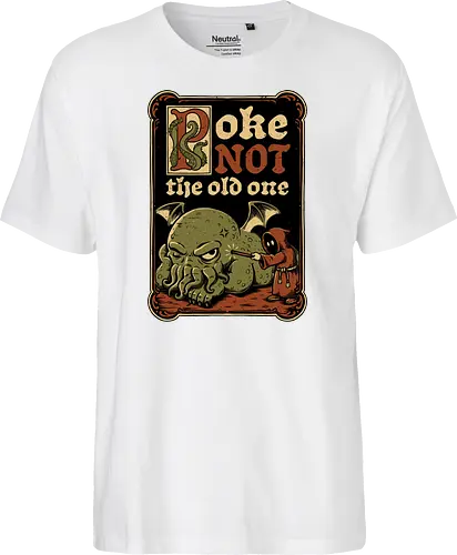 Medieval Poke Cthulhu - Medieval, Call Of Cthulhu, Cthulhu, Cthulhu Mythos, Hp Lovecraft, Lovecraftian, Lovecraft, H.p. Lovecraft, H P Lovecraft, Classic Horror, Horror, Horror Comedy, Horror Humor, Cosmic, Cosmic Horror, Fun, Funny, Poke, Tentacles, Tentacle, Fantasy, Adventure, Classic, Books, Book, Bookworm, Occultism, Cultist, Ritual, Sleep, Sleepy, Sleeping - Fairtrade T-Shirt