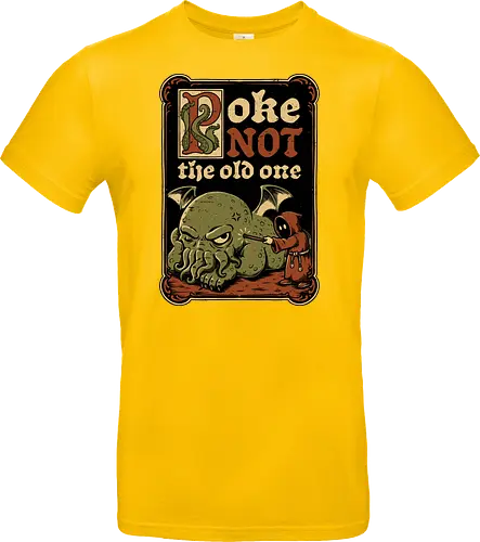 Medieval Poke Cthulhu - Medieval, Call Of Cthulhu, Cthulhu, Cthulhu Mythos, Hp Lovecraft, Lovecraftian, Lovecraft, H.p. Lovecraft, H P Lovecraft, Classic Horror, Horror, Horror Comedy, Horror Humor, Cosmic, Cosmic Horror, Fun, Funny, Poke, Tentacles, Tentacle, Fantasy, Adventure, Classic, Books, Book, Bookworm, Occultism, Cultist, Ritual, Sleep, Sleepy, Sleeping - Standard T-Shirt