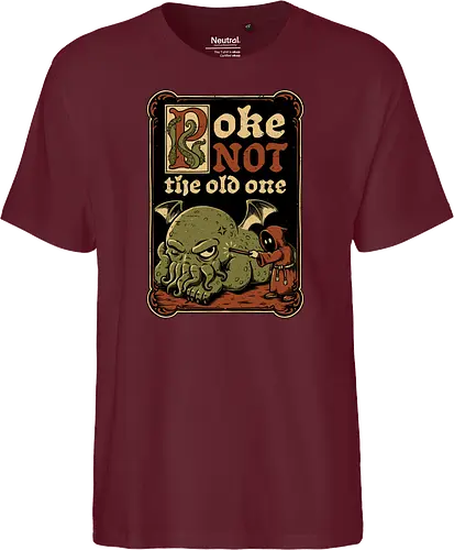 Medieval Poke Cthulhu - Medieval, Call Of Cthulhu, Cthulhu, Cthulhu Mythos, Hp Lovecraft, Lovecraftian, Lovecraft, H.p. Lovecraft, H P Lovecraft, Classic Horror, Horror, Horror Comedy, Horror Humor, Cosmic, Cosmic Horror, Fun, Funny, Poke, Tentacles, Tentacle, Fantasy, Adventure, Classic, Books, Book, Bookworm, Occultism, Cultist, Ritual, Sleep, Sleepy, Sleeping - Fairtrade T-Shirt
