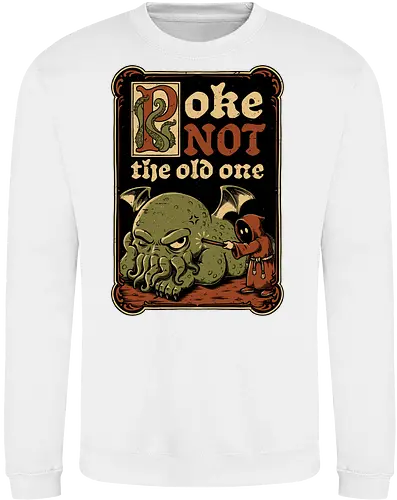 Medieval Poke Cthulhu - Medieval, Call Of Cthulhu, Cthulhu, Cthulhu Mythos, Hp Lovecraft, Lovecraftian, Lovecraft, H.p. Lovecraft, H P Lovecraft, Classic Horror, Horror, Horror Comedy, Horror Humor, Cosmic, Cosmic Horror, Fun, Funny, Poke, Tentacles, Tentacle, Fantasy, Adventure, Classic, Books, Book, Bookworm, Occultism, Cultist, Ritual, Sleep, Sleepy, Sleeping - Sweatshirt