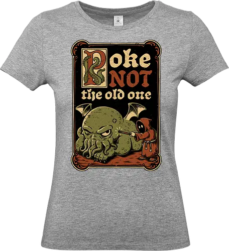 Medieval Poke Cthulhu - Medieval, Call Of Cthulhu, Cthulhu, Cthulhu Mythos, Hp Lovecraft, Lovecraftian, Lovecraft, H.p. Lovecraft, H P Lovecraft, Classic Horror, Horror, Horror Comedy, Horror Humor, Cosmic, Cosmic Horror, Fun, Funny, Poke, Tentacles, Tentacle, Fantasy, Adventure, Classic, Books, Book, Bookworm, Occultism, Cultist, Ritual, Sleep, Sleepy, Sleeping - Standard T-Shirt (Frauen)