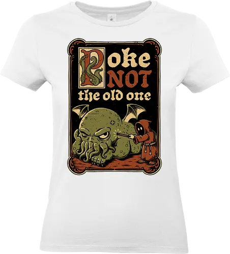 Medieval Poke Cthulhu - Medieval, Call Of Cthulhu, Cthulhu, Cthulhu Mythos, Hp Lovecraft, Lovecraftian, Lovecraft, H.p. Lovecraft, H P Lovecraft, Classic Horror, Horror, Horror Comedy, Horror Humor, Cosmic, Cosmic Horror, Fun, Funny, Poke, Tentacles, Tentacle, Fantasy, Adventure, Classic, Books, Book, Bookworm, Occultism, Cultist, Ritual, Sleep, Sleepy, Sleeping - Standard T-Shirt (Frauen)