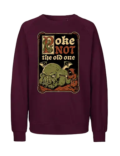 Medieval Poke Cthulhu - Medieval, Call Of Cthulhu, Cthulhu, Cthulhu Mythos, Hp Lovecraft, Lovecraftian, Lovecraft, H.p. Lovecraft, H P Lovecraft, Classic Horror, Horror, Horror Comedy, Horror Humor, Cosmic, Cosmic Horror, Fun, Funny, Poke, Tentacles, Tentacle, Fantasy, Adventure, Classic, Books, Book, Bookworm, Occultism, Cultist, Ritual, Sleep, Sleepy, Sleeping - Fairtrade Sweatshirt