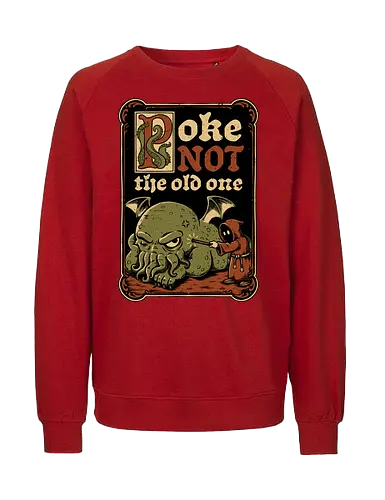Medieval Poke Cthulhu - Medieval, Call Of Cthulhu, Cthulhu, Cthulhu Mythos, Hp Lovecraft, Lovecraftian, Lovecraft, H.p. Lovecraft, H P Lovecraft, Classic Horror, Horror, Horror Comedy, Horror Humor, Cosmic, Cosmic Horror, Fun, Funny, Poke, Tentacles, Tentacle, Fantasy, Adventure, Classic, Books, Book, Bookworm, Occultism, Cultist, Ritual, Sleep, Sleepy, Sleeping - Fairtrade Sweatshirt