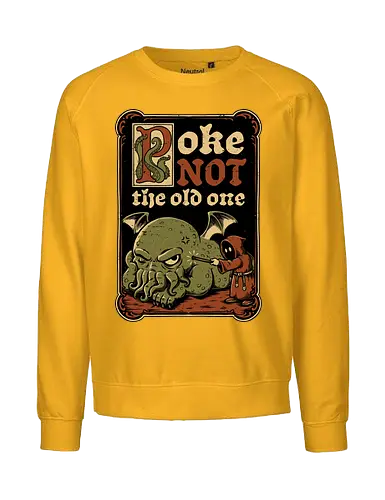 Medieval Poke Cthulhu - Medieval, Call Of Cthulhu, Cthulhu, Cthulhu Mythos, Hp Lovecraft, Lovecraftian, Lovecraft, H.p. Lovecraft, H P Lovecraft, Classic Horror, Horror, Horror Comedy, Horror Humor, Cosmic, Cosmic Horror, Fun, Funny, Poke, Tentacles, Tentacle, Fantasy, Adventure, Classic, Books, Book, Bookworm, Occultism, Cultist, Ritual, Sleep, Sleepy, Sleeping - Fairtrade Sweatshirt