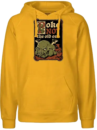 Medieval Poke Cthulhu - Medieval, Call Of Cthulhu, Cthulhu, Cthulhu Mythos, Hp Lovecraft, Lovecraftian, Lovecraft, H.p. Lovecraft, H P Lovecraft, Classic Horror, Horror, Horror Comedy, Horror Humor, Cosmic, Cosmic Horror, Fun, Funny, Poke, Tentacles, Tentacle, Fantasy, Adventure, Classic, Books, Book, Bookworm, Occultism, Cultist, Ritual, Sleep, Sleepy, Sleeping - Fairtrade Hoodie