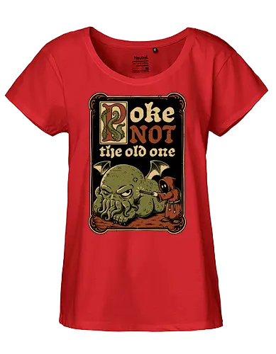 Medieval Poke Cthulhu - Medieval, Call Of Cthulhu, Cthulhu, Cthulhu Mythos, Hp Lovecraft, Lovecraftian, Lovecraft, H.p. Lovecraft, H P Lovecraft, Classic Horror, Horror, Horror Comedy, Horror Humor, Cosmic, Cosmic Horror, Fun, Funny, Poke, Tentacles, Tentacle, Fantasy, Adventure, Classic, Books, Book, Bookworm, Occultism, Cultist, Ritual, Sleep, Sleepy, Sleeping - Fairtrade Girl Shirt
