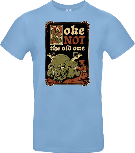 Medieval Poke Cthulhu - Medieval, Call Of Cthulhu, Cthulhu, Cthulhu Mythos, Hp Lovecraft, Lovecraftian, Lovecraft, H.p. Lovecraft, H P Lovecraft, Classic Horror, Horror, Horror Comedy, Horror Humor, Cosmic, Cosmic Horror, Fun, Funny, Poke, Tentacles, Tentacle, Fantasy, Adventure, Classic, Books, Book, Bookworm, Occultism, Cultist, Ritual, Sleep, Sleepy, Sleeping - Standard T-Shirt