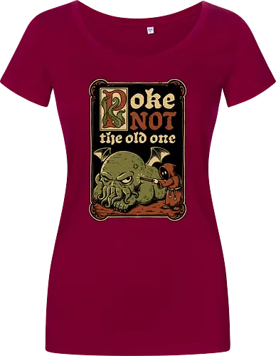 Medieval Poke Cthulhu - Medieval, Call Of Cthulhu, Cthulhu, Cthulhu Mythos, Hp Lovecraft, Lovecraftian, Lovecraft, H.p. Lovecraft, H P Lovecraft, Classic Horror, Horror, Horror Comedy, Horror Humor, Cosmic, Cosmic Horror, Fun, Funny, Poke, Tentacles, Tentacle, Fantasy, Adventure, Classic, Books, Book, Bookworm, Occultism, Cultist, Ritual, Sleep, Sleepy, Sleeping - Damen T-Shirt