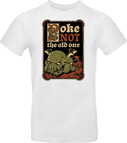Medieval Poke Cthulhu - Medieval, Call Of Cthulhu, Cthulhu, Cthulhu Mythos, Hp Lovecraft, Lovecraftian, Lovecraft, H.p. Lovecraft, H P Lovecraft, Classic Horror, Horror, Horror Comedy, Horror Humor, Cosmic, Cosmic Horror, Fun, Funny, Poke, Tentacles, Tentacle, Fantasy, Adventure, Classic, Books, Book, Bookworm, Occultism, Cultist, Ritual, Sleep, Sleepy, Sleeping - Standard T-Shirt