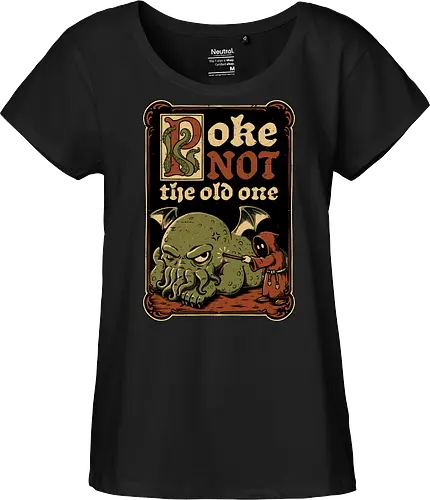 Medieval Poke Cthulhu - Medieval, Call Of Cthulhu, Cthulhu, Cthulhu Mythos, Hp Lovecraft, Lovecraftian, Lovecraft, H.p. Lovecraft, H P Lovecraft, Classic Horror, Horror, Horror Comedy, Horror Humor, Cosmic, Cosmic Horror, Fun, Funny, Poke, Tentacles, Tentacle, Fantasy, Adventure, Classic, Books, Book, Bookworm, Occultism, Cultist, Ritual, Sleep, Sleepy, Sleeping - Fairtrade Girl Shirt