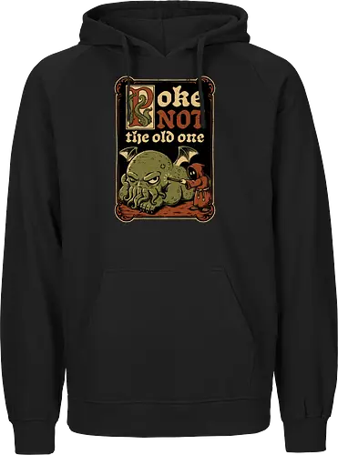 Medieval Poke Cthulhu - Medieval, Call Of Cthulhu, Cthulhu, Cthulhu Mythos, Hp Lovecraft, Lovecraftian, Lovecraft, H.p. Lovecraft, H P Lovecraft, Classic Horror, Horror, Horror Comedy, Horror Humor, Cosmic, Cosmic Horror, Fun, Funny, Poke, Tentacles, Tentacle, Fantasy, Adventure, Classic, Books, Book, Bookworm, Occultism, Cultist, Ritual, Sleep, Sleepy, Sleeping - Fairtrade Hoodie