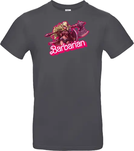 Barbarian Girl - dnd barbarian, geek girl, dungeon master gift, ttrpg gift for her, goblin dice, warrior girl, critical hit, forgotten realm, critical role, dnd character girl, dungeon crawler carl, Pen and paper, Pen and paper - Standard T-Shirt