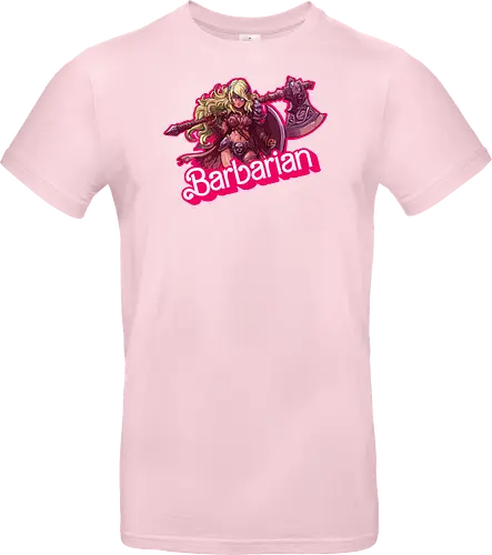 Barbarian Girl - dnd barbarian, geek girl, dungeon master gift, ttrpg gift for her, goblin dice, warrior girl, critical hit, forgotten realm, critical role, dnd character girl, dungeon crawler carl, Pen and paper, Pen and paper - Standard T-Shirt