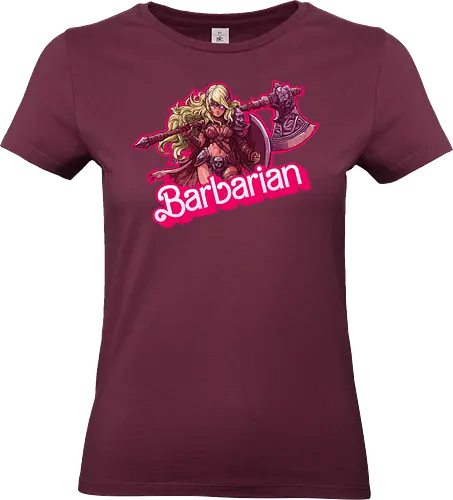Barbarian Girl - dnd barbarian, geek girl, dungeon master gift, ttrpg gift for her, goblin dice, warrior girl, critical hit, forgotten realm, critical role, dnd character girl, dungeon crawler carl, Pen and paper, Pen and paper - Standard T-Shirt (Frauen)
