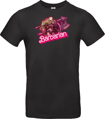 Barbarian Girl - dnd barbarian, geek girl, dungeon master gift, ttrpg gift for her, goblin dice, warrior girl, critical hit, forgotten realm, critical role, dnd character girl, dungeon crawler carl, Pen and paper, Pen and paper - Standard T-Shirt