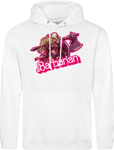 Barbarian Girl - dnd barbarian, geek girl, dungeon master gift, ttrpg gift for her, goblin dice, warrior girl, critical hit, forgotten realm, critical role, dnd character girl, dungeon crawler carl, Pen and paper, Pen and paper - Standard Hoodie